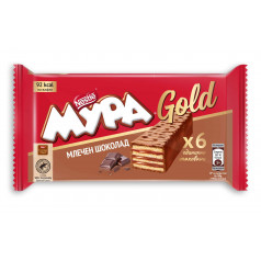 Вафла Мура Голд млечен шоколад 6х18 гр 