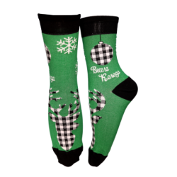 Чорапи коледа в зелено 