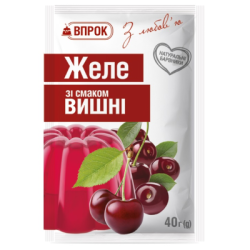 Желе с вкус вишна 40гр впрок