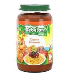 Пюре Bebelan Спагети Болонезе 8м+ 220гр