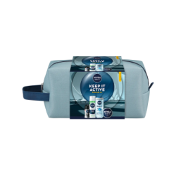 К-т Nivea Men чанта рол+пяна+душ+крем