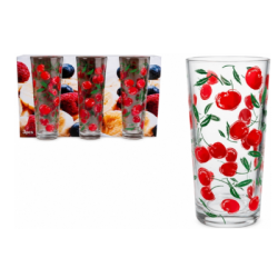 Чаша висока череша 3бр/0.310л