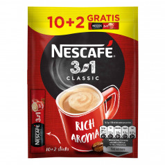 Nescafe Classic 3в1 16.5гр 10 + 2бр