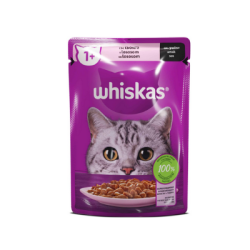 Храна Whiskas Сьомга в сос Грейви 85 гр