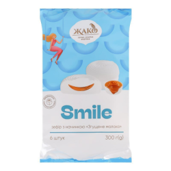 Зефир с пълнеж конд мляко smile жако 300гр