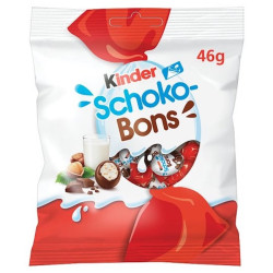 Шоколадови бонбони Kinder Шокобонс 46гр