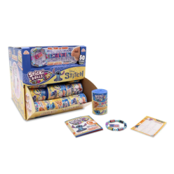 Гривна със стикери в капсула rolls stitch 