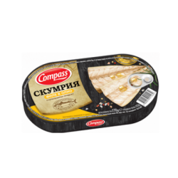 Скумрия филе в олио Компас 170гр