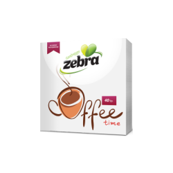 Салфетки Zebra с декорация 28X28 40 бр.