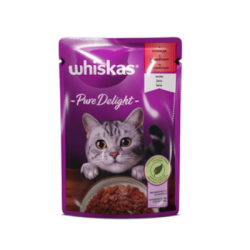 Храна Whiskas Pure Delight Говеждо 85гр