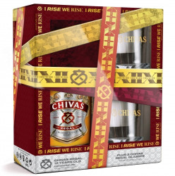Уиски Chivas Regal 12 г. 0,7 л + 2 Чаши