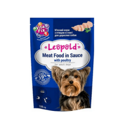 Храна за кучета leopold птиче месо 100гр
