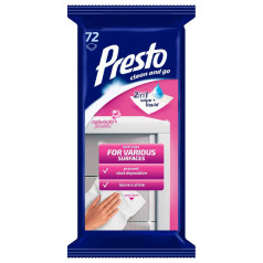 Влажни кърпи за мебели Presto clean 72бр