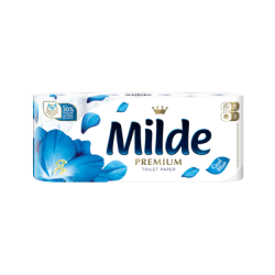 Тоалетна хартия Milde Cool Blue 3пл/8бр