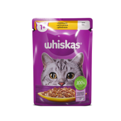 Храна Whiskas Pouch Пилешко в Желе 85 гр
