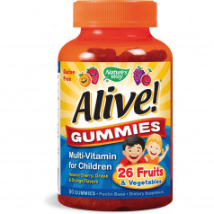 Мултивитамини Alive за деца 90 желир табл.