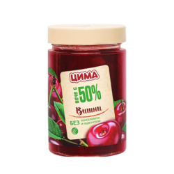 Конфитюр Cima Вишна с цял плод 360гр