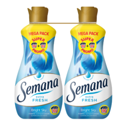 Омекотител Semana Bright sky 2х2л