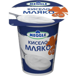 Кисело мляко Meggle 4,5%, 400 гр.