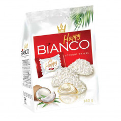 Шок.бонбони Happy Bianco с кокос 120гр