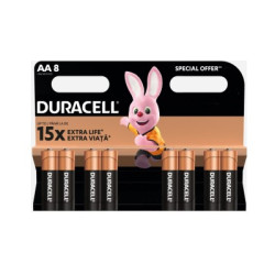 Батерия Duracell basic AA 8бр