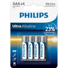 Батерия алкална Philips Еxtreme AAA 4 бр