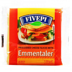 Топено сирене Ементал Fivepi тост 120гр