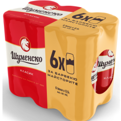 Бира Шуменско кен 6х0.5л