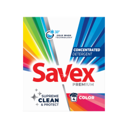 Прах Savex пауър цветно пране 320гр/4пр