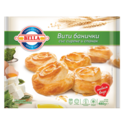 Банички Bella със спанак и сирене 8х60гр