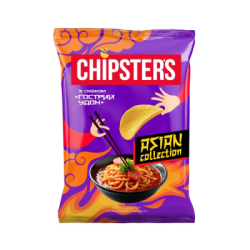 Чипс вкус на лют удон 100гр chipsters