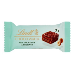 Вафла Lindt млечен шоколад и лешници 30гр