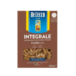 Пълнозърнести фусили De Cecco 500гр