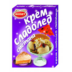 Крем сладолед Биосет сметана 60гр