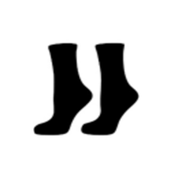 Чорапи 3/4 памук happy foottopia