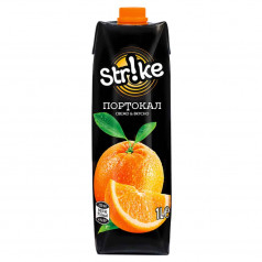Плодова напитка Strike Портокал 10% 1л