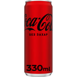 Coca Cola Zero кен 330мл