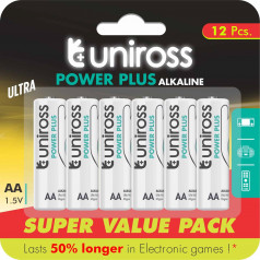 Батерии Uniross AA  12 бр