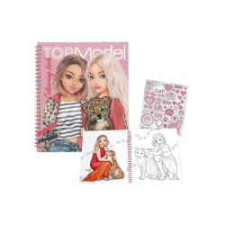 Topmodel книжка за оцветяване  Leoheart