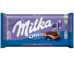 Шоколад Milka Oreo сандвич 92 гр