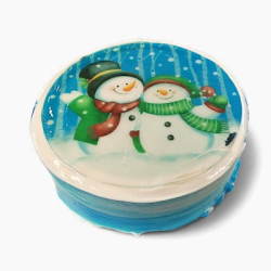 Торта Снежен декор Фантазия 8 парчета