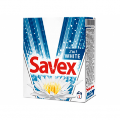 Прах Savex 2в1 Бяло Пране 300гр