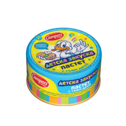 Пастет Компас дет.закуска гъши дроб 100гр