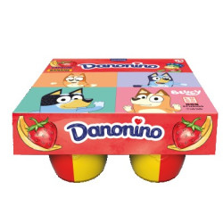 Данонино дуо ягода/банан 4х95г 
