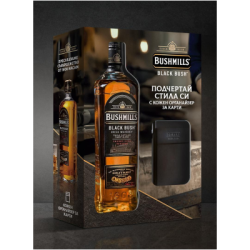 Уиски Black Bush 0.7л + картхолдър