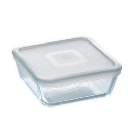 Pyrex tава с капак 20x20х7 2л бор.стъкло