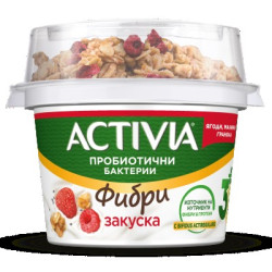 Активиа закуска ягоди/малини 165гр
