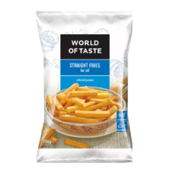 Прави замразени картофи World of Taste 1кг