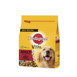 Храна Pedigree говеждо и птиче суха 500гр