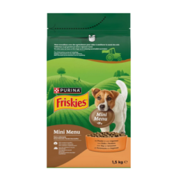 Храна за кучета Friskies пиле и зел 1,5кг